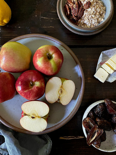 Apple and Date Crumble