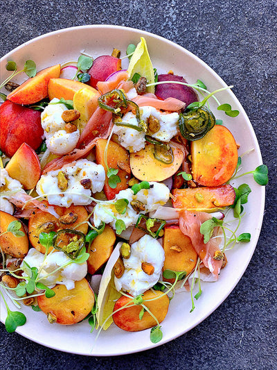 Spicy Peach Antipasto