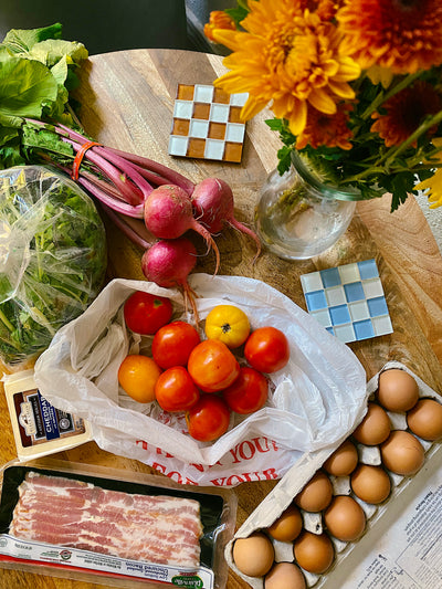 Tomato and Bacon Gratin