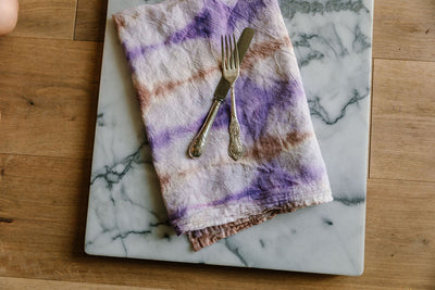 How To: Tie Dye Dinner Napkins